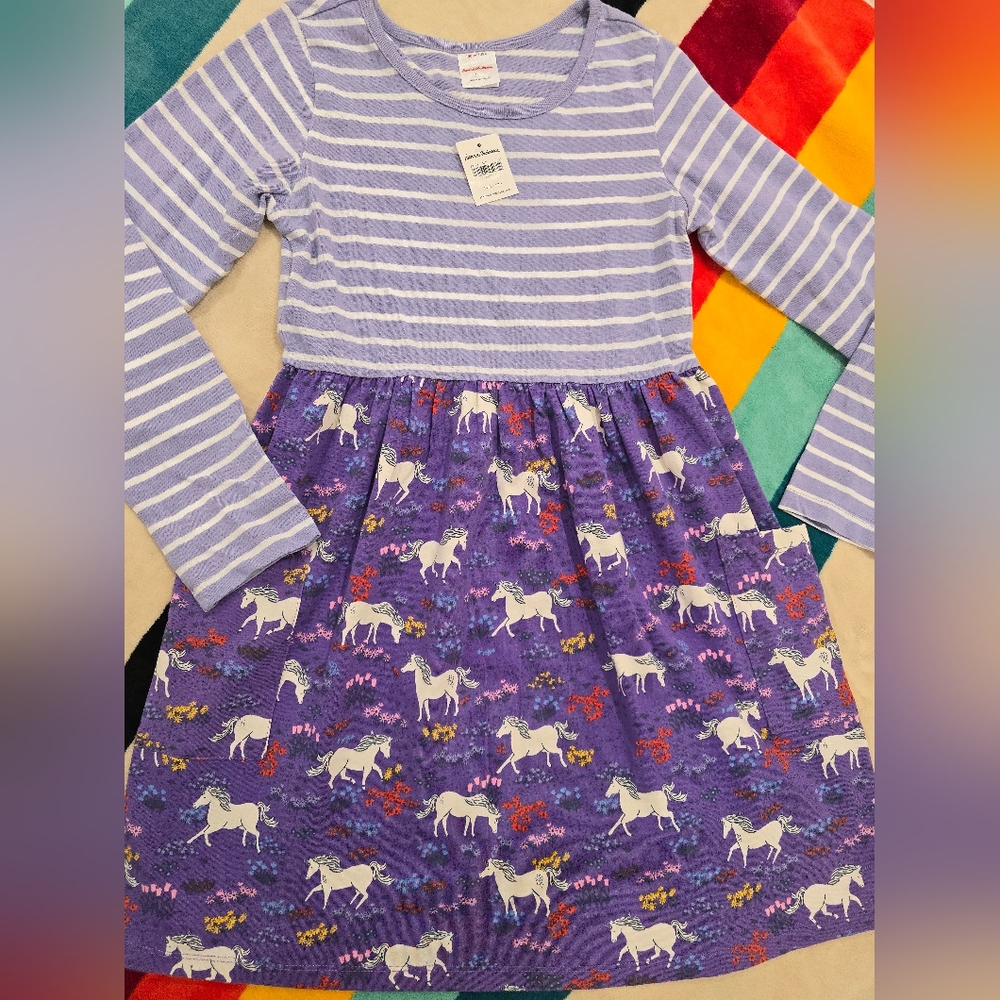 Hanna Andersson Girls Size 8 Dress - Picture 2 of 3